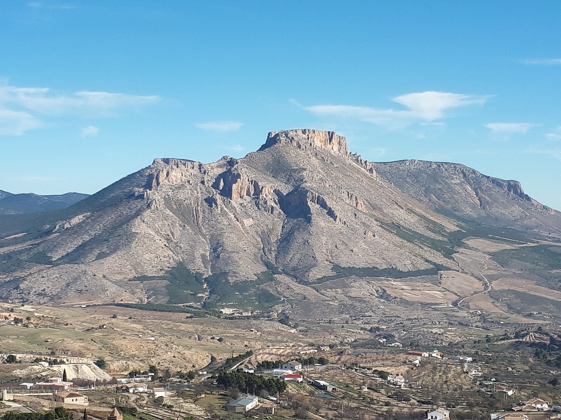 Photograph of the wider landscape: Sierra de María–Los Vélez, Almería, Spain. Not the specific area under study. No Eden site or partnership is confirmed here.